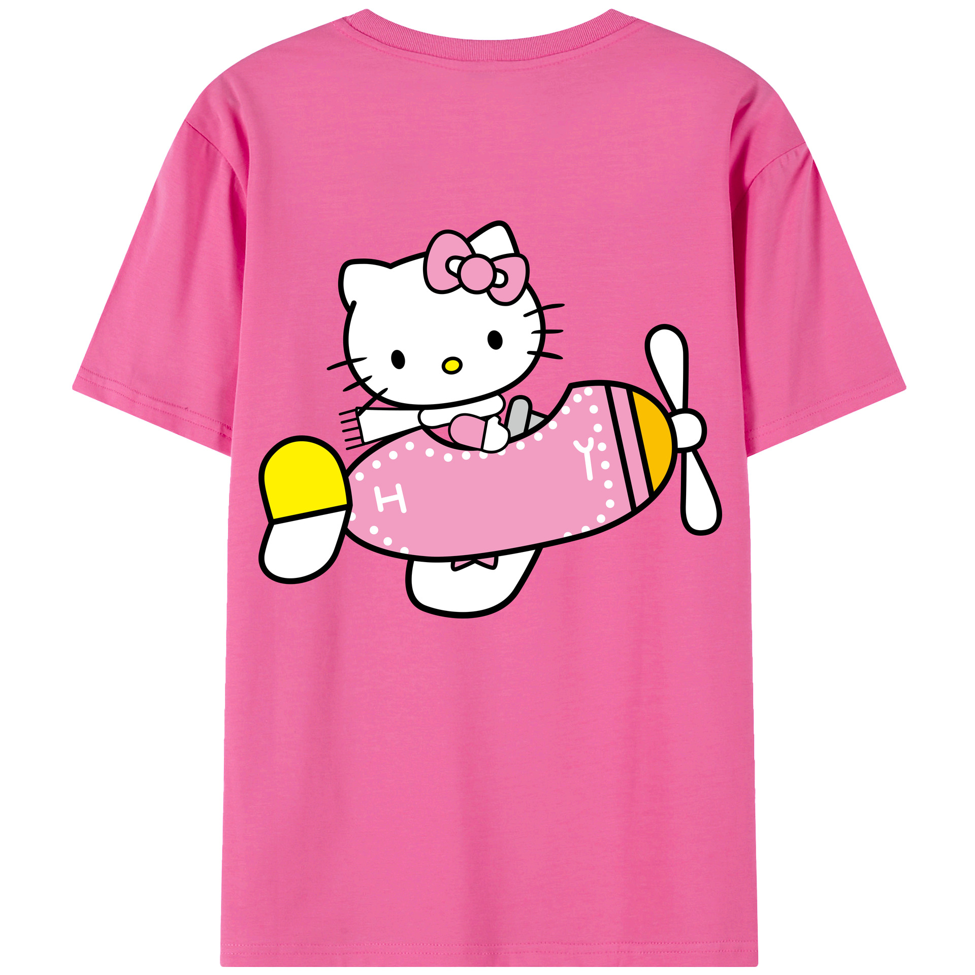 （画像用） Hello Kitty ハローキティ レディース半袖Tシャツ(バックプリント)
